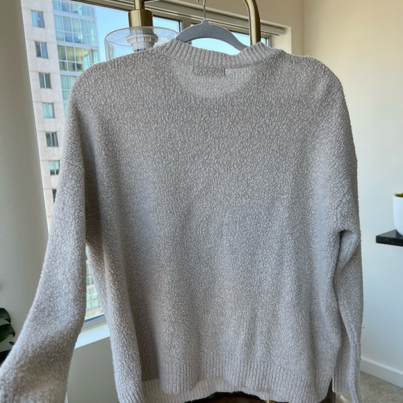 White / grey cozy oversized sweater - Picture 3 of 3